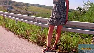 i feel so sexy flashing my pussy and ass while fingering to orgasm