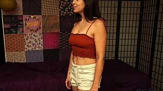 Jenna receives a relaxing massage session