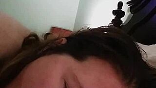 Slutslave1975 gets off on sucking cock in retro style