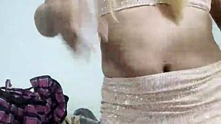 transvestite enjoys rich masturbation session alone