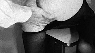 Secretary mounts boss hard for that juicy annual prize without hesitation.