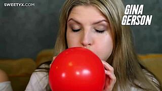 dildo threesome with teen lesbians exploring toys and kissing in hot group play