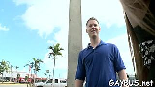 yo, just raw homosexual action going down hard