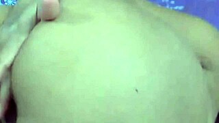 Brazilian amateur stripper rips clothes on web day one