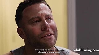 Classy Influencer Bangs Greasy Mechanic in Garage - Spanish Subs