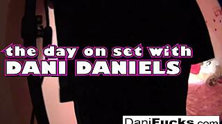 sexy dani with big tits and ass gives blowjob to anonymous man and gets cumshot