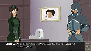 In cummy bender part 1, the anime character experiences intense hentai action