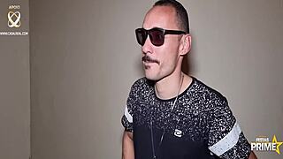 Interracial hot brunette with big ass rides monster cock in delicious hardcore session