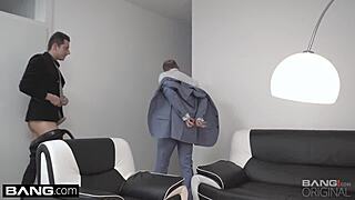 hey babe, keep licking her clit while i watch and stroke, deal?