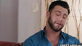 Brunette Roleplay Turns Wild with Cowgirl Riding Before Stepsister Returns