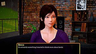 Milf Brunette And Redhead In Cartoon Anime Hentai With Small Tits And Ass