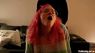 Stunning Doggystyle Sex with Her Bent Over Showing Big Natural Tits