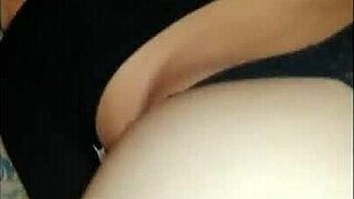 latina teen gets cum from mature man's cock massage