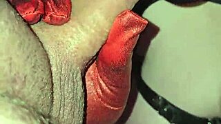 huge cum load drenches gummy candies, she devours them eagerly!