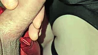 huge cum load drenches gummy candies, she devours them eagerly!