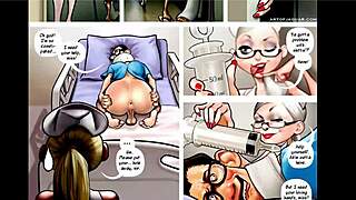 Night Nurse in Wild Cartoon Comics