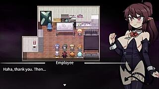 Corporate succubus part 4 in game anime hentai