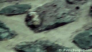 Young Blonde Teen Joins Public Street Sex Orgy With Group Banging