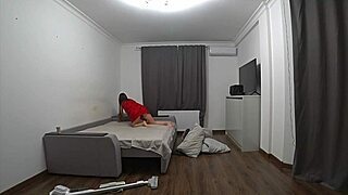 Cuckold Is Looking At His Fucking Wife Behind The Mirror Real Cheating