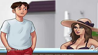 Milf at work in summertime saga enjoys 69 position uncensored