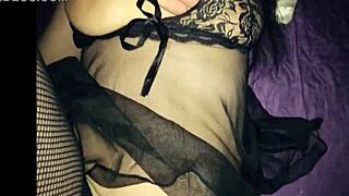 wife rocking sexy lingerie for a wild night