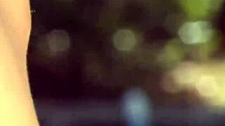 Sexy teen 18+ dahlia skys hot outdoor masturbation session