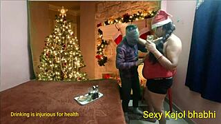 happy christmas, step mom enjoys wild holiday fun with me