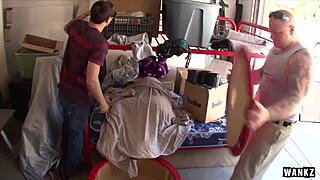 Wankz storage wars a wankz tv parody sexy brunette