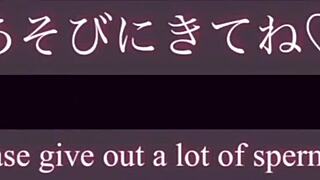 asian japanese amateur cums hard from new masturbation technique