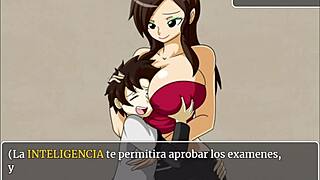 My College Teacher And Student In Anime Hentai Game