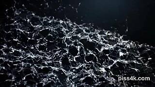 These erotic lesbian nymphos spray pee and blast wet holes.