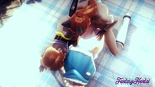 In frozen hentai, elsa and anna get fucked in a threesome with fingering. Anime manga japanese disney porn elements shine through