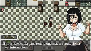 My College Teacher And Student In Anime Hentai Game