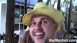 spring break chicks are loving this hard college dong