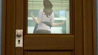 Boss shows porn to everyone at work, what a scene!