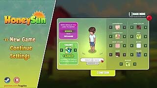 Anime babe gives intense blowjob and deepthroat in hentai walkthrough