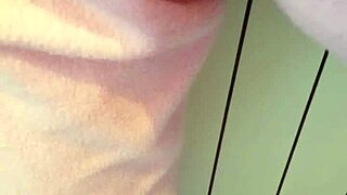 Brunette Pornstar Performs Alternative Masturbation Techniques