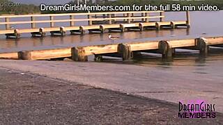 The Dream Girl Flashes Her Wet T-Shirt Outdoors, Angering the Neighbors