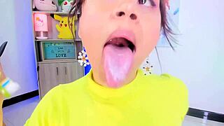 Lila Jordan Brushes Teeth with Saliva and Spitting Fetish