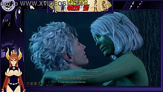 Astorian Fucks Female Namekian With Big Tits Brunette Orgasm In Anime Hentai Sex