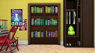 Dexter Uses X-Ray Glasses To See Everyone Naked - Sims 4