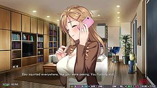 My Horny Ex-Classmate's Wife Plays Solo in Anime Game Episode 5