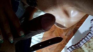 Skinny Teen Ella Submits and Sucks Hard