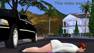 Dexter Uses X-Ray Glasses To See Everyone Naked - Sims 4