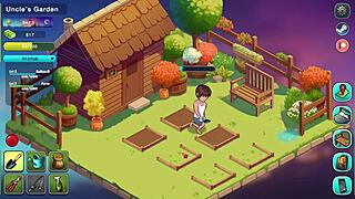 Anime babe gives intense blowjob and deepthroat in hentai walkthrough