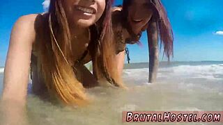 bondage hypnosis and finger play slave excited young tourists