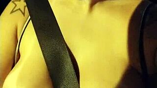 Showing Breasts in São Paulo Traffic