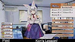 Subtle erotic lessons unfold in anime game