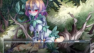 Playing this anime hentai game with dryad characters, it's so immersive