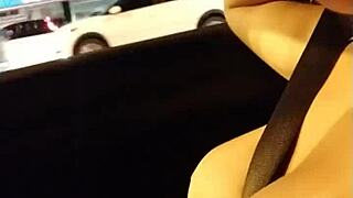 Showing Breasts in São Paulo Traffic